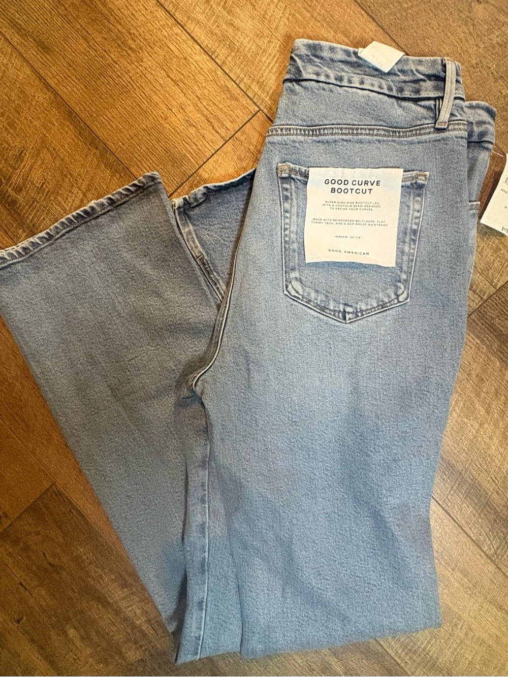 NWT Good American Good Curve Bootcut Jeans 14 Tall High Rise - Picture 12 of 12